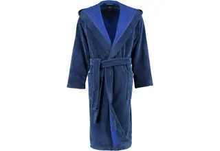 Cawö Peignoir à capuche pour hommes 801 - Nachtblau 58/60