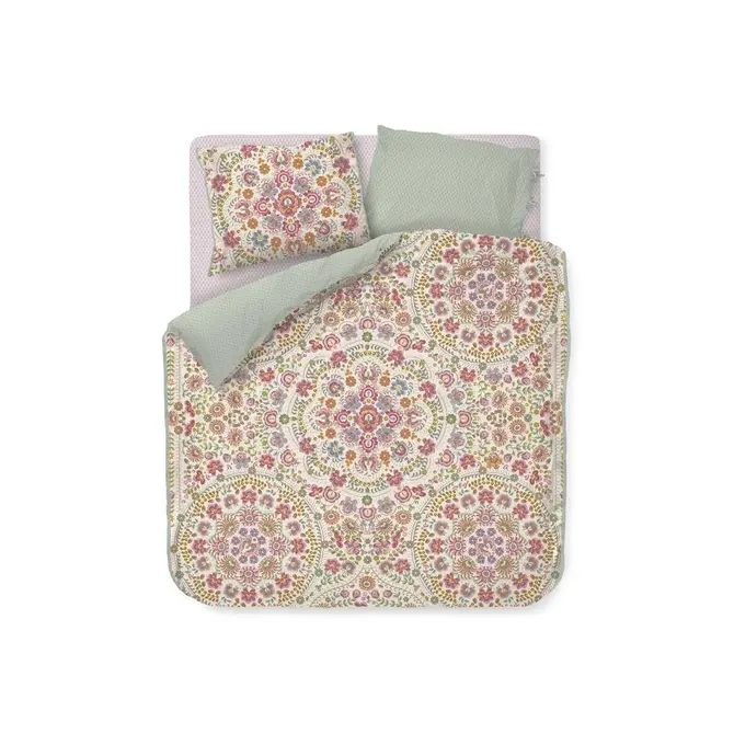 Housse de couette Pip Studio Il Ricamo Blanc cassé 200x200/220 cm