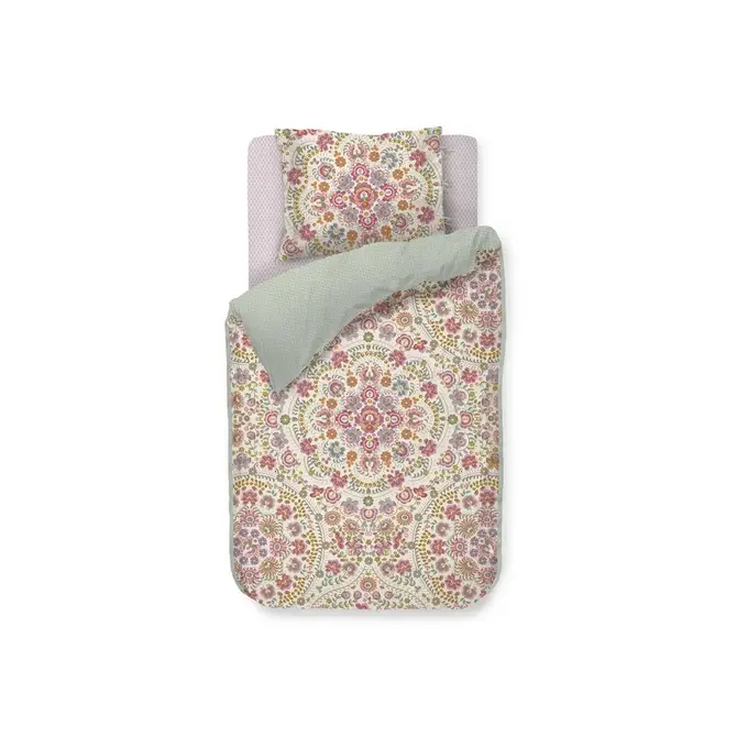 Housse de couette Pip Studio Il Ricamo Blanc cassé 200x200/220 cm