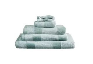 Beddinghouse Sheer Stripe Gant de Toilette Vert 16x22 cm