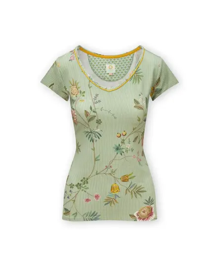 Pip Studio Toy Short Sleeve Top La Dolce Vita Light Green L