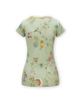 Pip Studio Toy Short Sleeve Top La Dolce Vita Light Green L