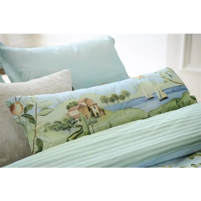 Pip Studio La Campagna Coussin long - Vert 30x90 cm