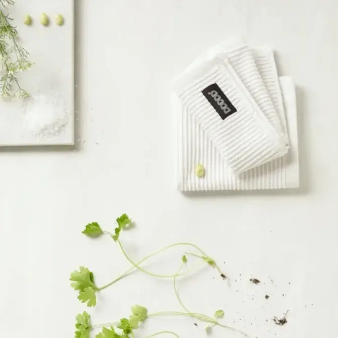 DDDDD vaatdoek Basic white 30 x 30 cm