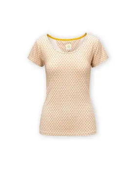 Pip Studio Tilly Short Sleeve Top Mi Vida Pink L