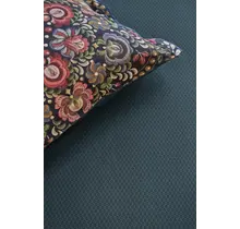 Pip Studio Thousand Leaves hoeslaken  Donkerblauw 90x200 cm Hoekhoogte 25 cm