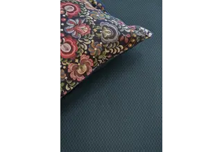 Pip Studio Thousand Leaves hoeslaken  Donkerblauw 90x200 cm Hoekhoogte 25 cm