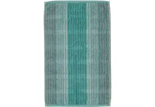 Cawö Cashmere Streifen Gastendoekje Munt 30x50
