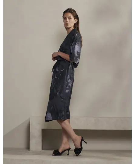 Essenza Sarai Flora Kimono nightblue XS