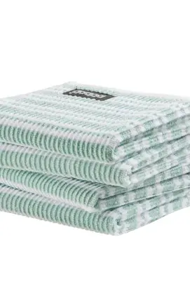 DDDDD vaatdoek Stripe pastel green 30 x 30 cm
