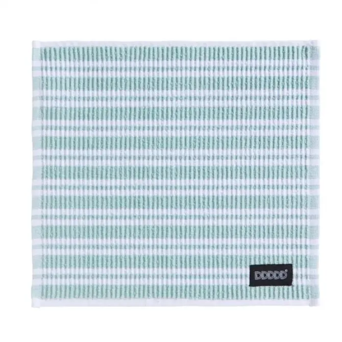 DDDDD vaatdoek Stripe pastel green 30 x 30 cm