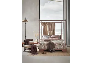 Vandyck Boho Midnight Offwhite 1 personne (140X200/220 + 1 démolition)