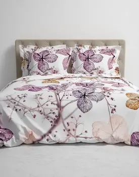 Heckett & Lane Brigitte Dekbedovertrek Floral Pink 200x200/220