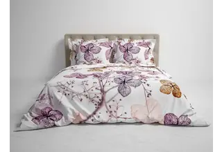 Heckett & Lane - Housse de couette Brigitte - Rose floral 200x200/220