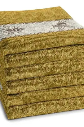 DDDDD keukendoek bees 50x55 yellow