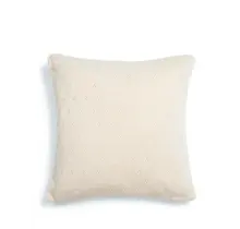 Essenza knitted Ajour cushion Antique white 50x50