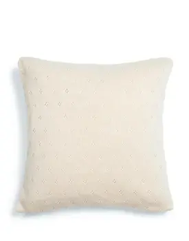 Essenza knitted Ajour cushion Antique white 50x50