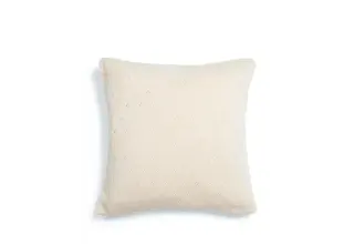 Essenza coussin Ajour tricoté Blanc antique 50x50