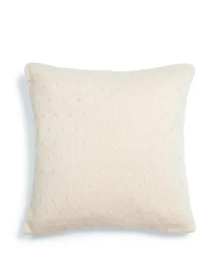 Essenza knitted Ajour cushion Antique white 50x50
