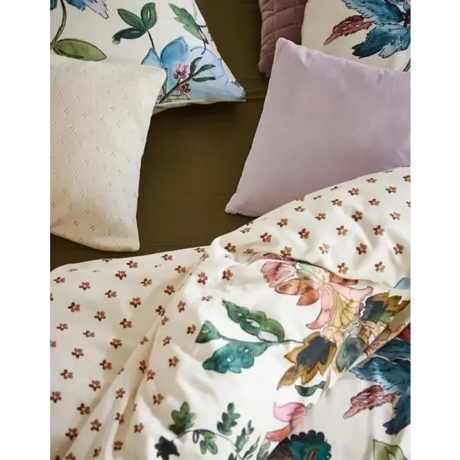 Essenza knitted Ajour cushion Antique white 50x50