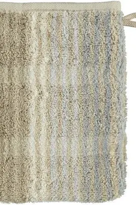 Cawö Cashmere Streifen Gant de toilette Sand 16x22