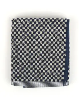 Bunzlau Castle Keukendoek Small Check Dark Blue