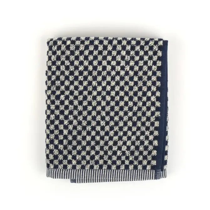 Bunzlau Castle Keukendoek Small Check Dark Blue