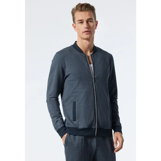 Veste Schiesser bleu foncé 178153 54/XL