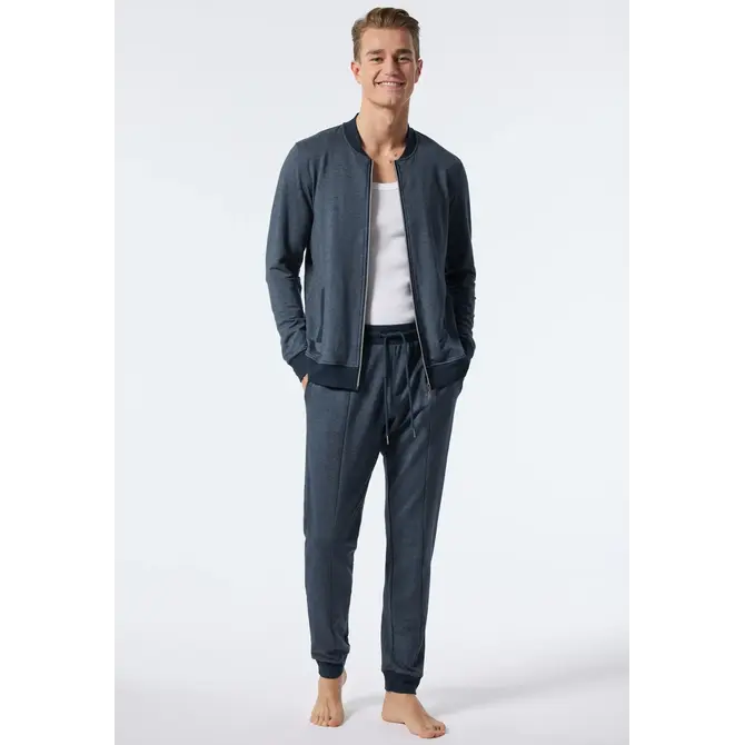 Veste Schiesser bleu foncé 178153 54/XL