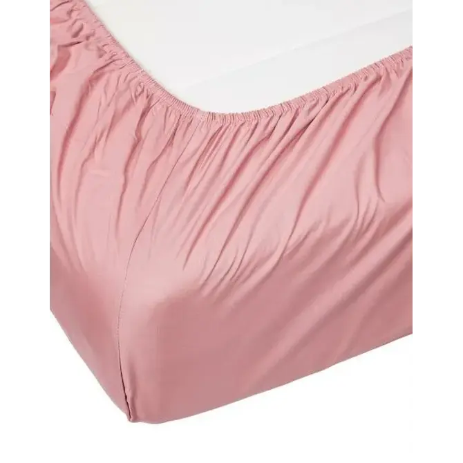 Essenza Minte hoeslaken 160x200 Dusty rose