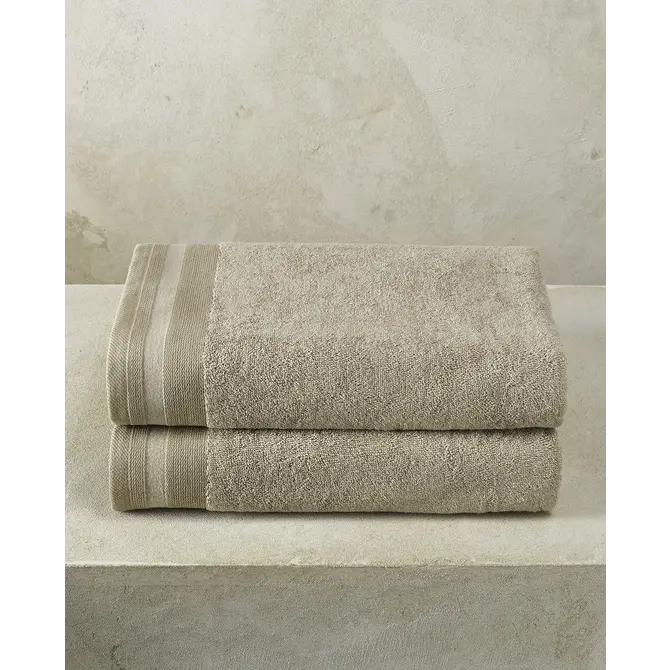 De Witte Lietaer badhanddoek Excellence 70x140 taupe