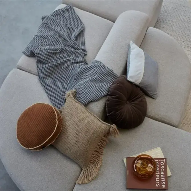 KAAT Amsterdam Renew coussin décoratif Gris