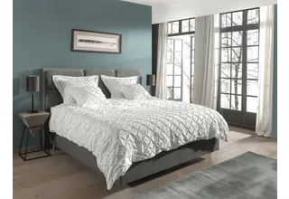 Yellow Como III Housse de couette 200x200/220 White
