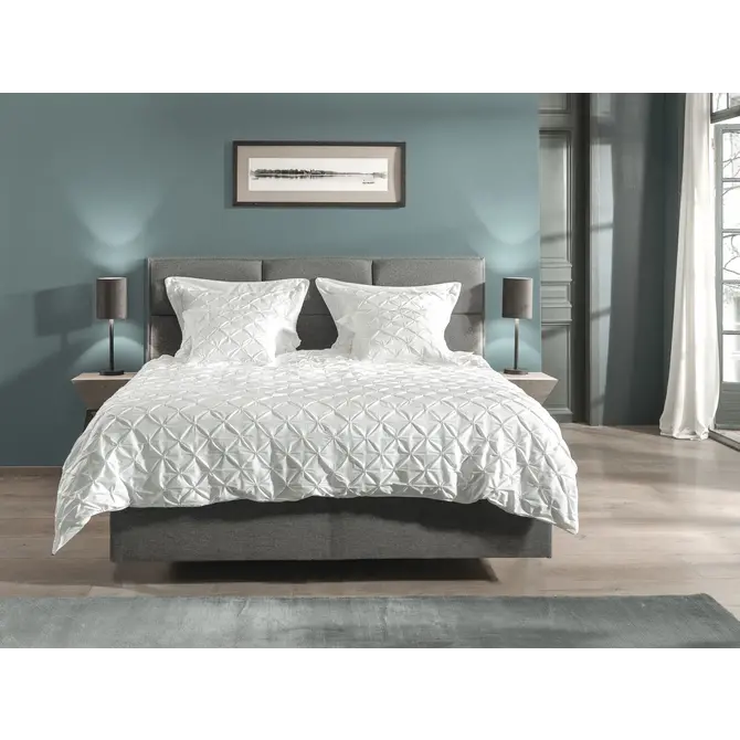 Yellow Como III Housse de couette 200x200/220 White