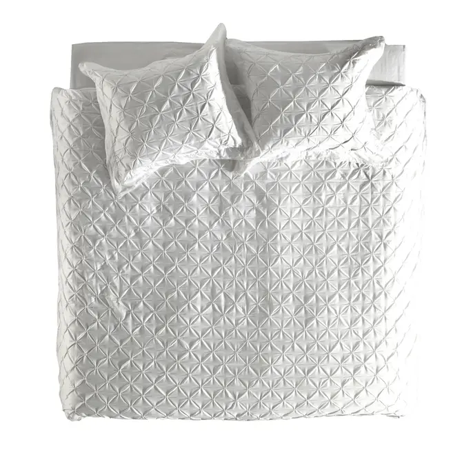 Yellow Como III Housse de couette 200x200/220 White