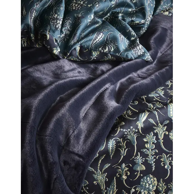 Essenza Issadore  dekbedovertrek Darkest blue 2p set 240x220