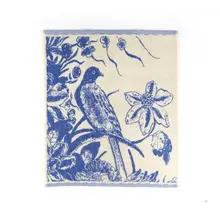 Bunzlau Castle Kitchen Towel Delfts Blue Bird Royal Blue