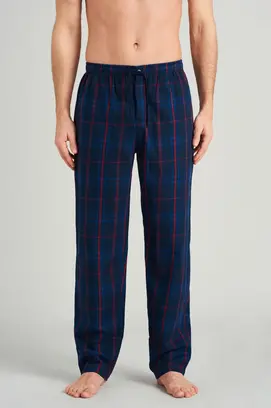 Schiesser Pantalon de pyjama pour hommes 175257 nightblue