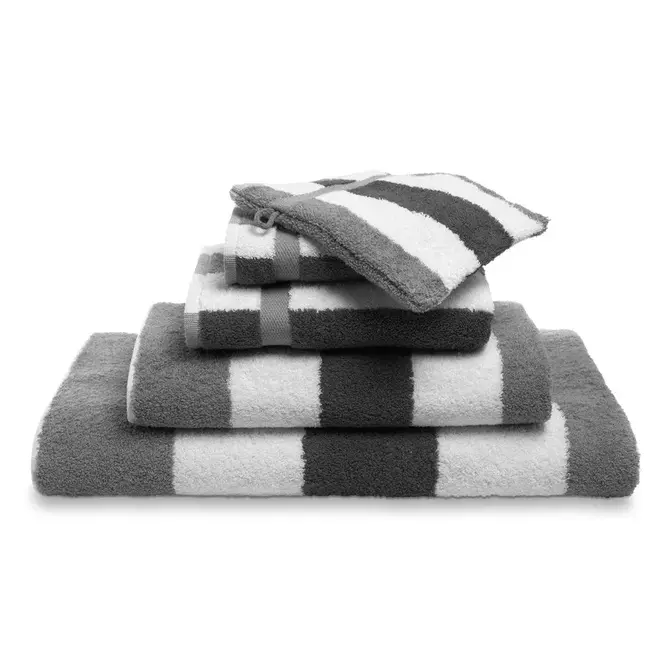 Vandyck Vancouver Mole Grey Guest towel 40x60