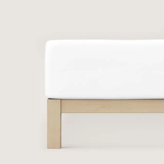 Schlafgut Pure Jersey Boxspring Drap-housse M - 120x200 - 130x220 101 Full-White