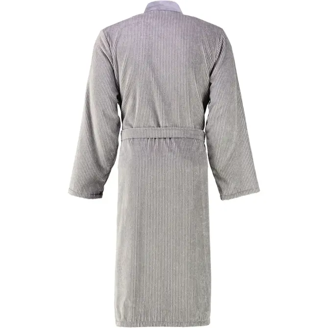 Cawö Heren Badjas 5840 Velours Kimono Stein 60 Cawö Heren Badjas 5840 Velours Kimono Stein 60