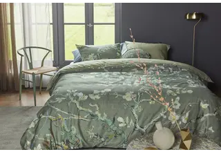 Beddinghouse x Van Gogh Museum Blossoming Dekbedovertrek - Groen 200 x 200/220 cm