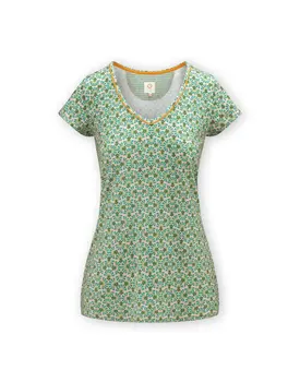 Pip Studio Toy Short Sleeve Top Verano Green S