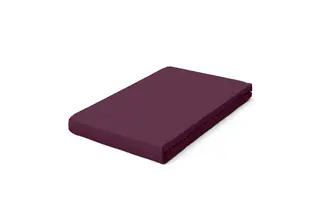 Schlafgut Drap-housse en jersey pur M - 120x200 - 130x220 542 Purple Deep