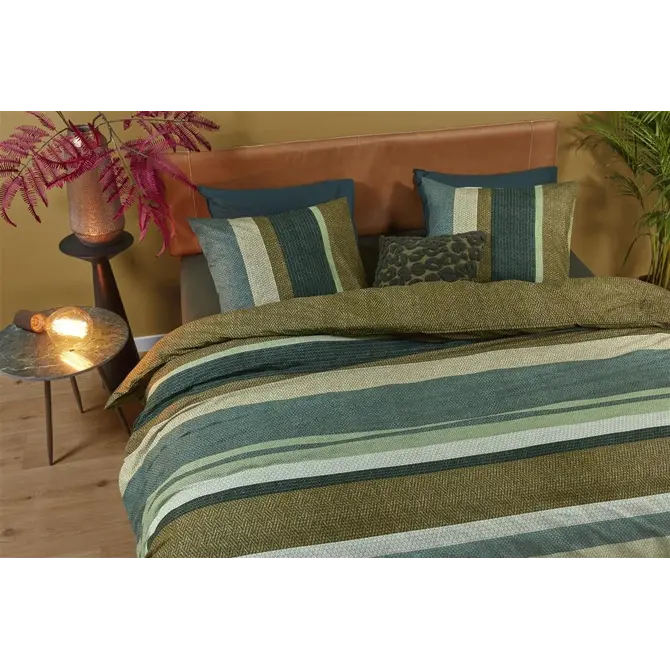 Beddinghouse Jorren Dekbedovertrek  Green 200x200/220 cm