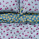 Essenza Covers & Co Zesty cherry Dekbedovertrek Ice blue 140x200/220