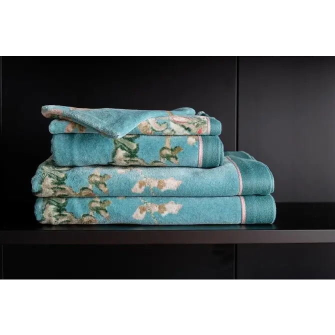 Beddinghouse x Van Gogh Museum Gant de toilette Blossom Bleu