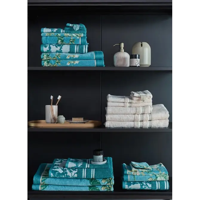 Beddinghouse x Van Gogh Museum Gant de toilette Blossom Bleu