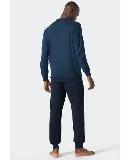 Schiesser Pyjama Long royal blue 178094 54/XL