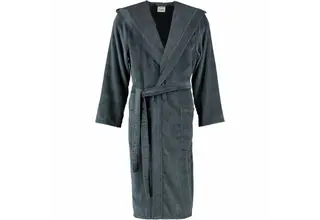 Cawö Heren Badjas met Capuchon 2870  Navy 50